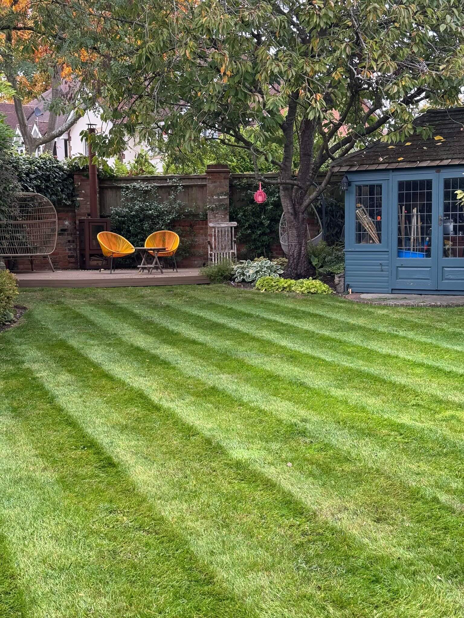 Tidy garden highlighting our work
